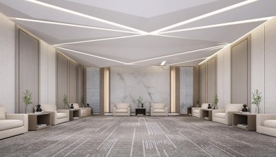 现代会客厅3D模型下载